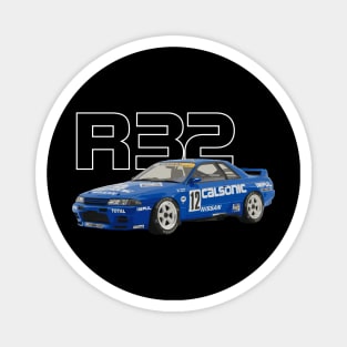 R32 GTR CALSONIC NISSAN GROUP A RACE CAR Magnet